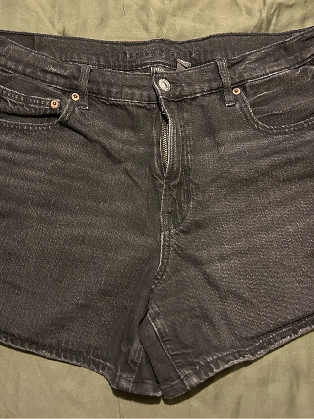 American Eagle Outfitters Black Denim Shorts